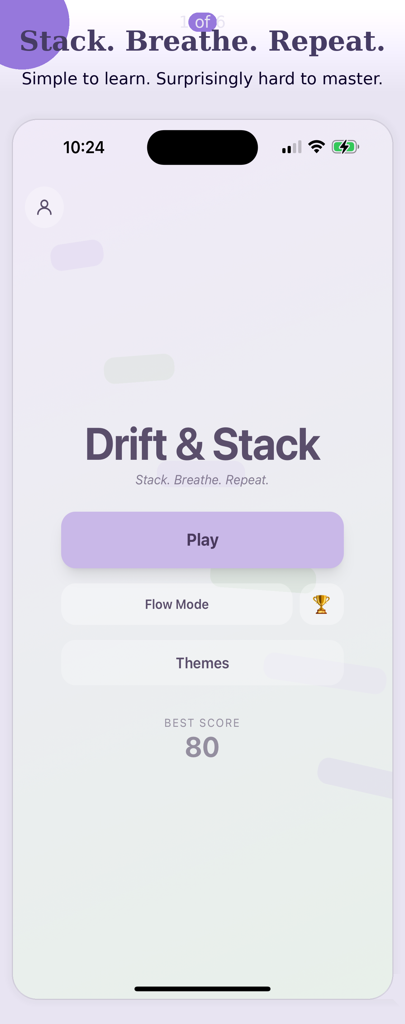 Home screen